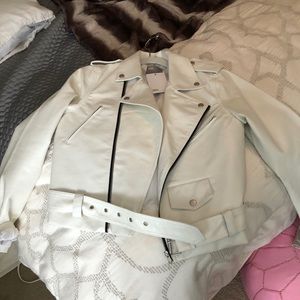 ASOS White Leather Jacket